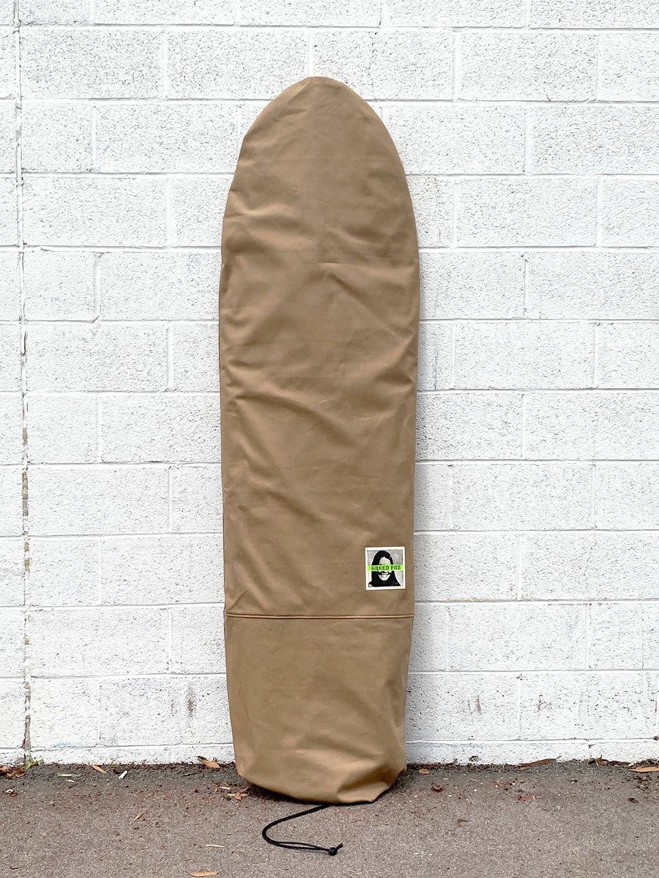 GREEN FUZ 6'6" BLANCO ROUND BOARD BAG／MADE IN USA WHITE / BROWN キャンバスボードバッグ